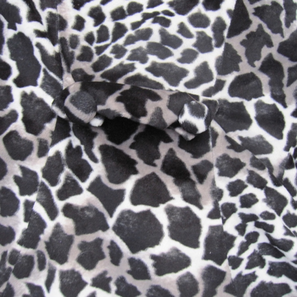 Vintage Leopard Print Jacket Fuzzy Button Up Ramp… - image 5